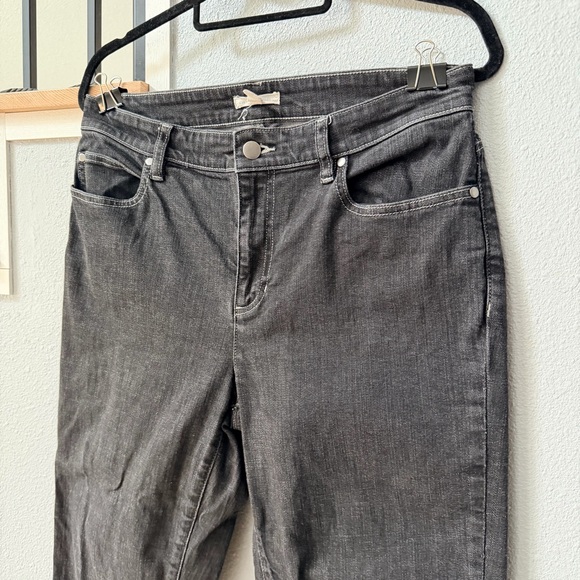 Eileen Fisher Black Ankle Jeans - Picture 4 of 12
